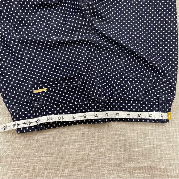 Michael Kors Navy and White Polka Dot Pants Size S - Picture 6 of 7
